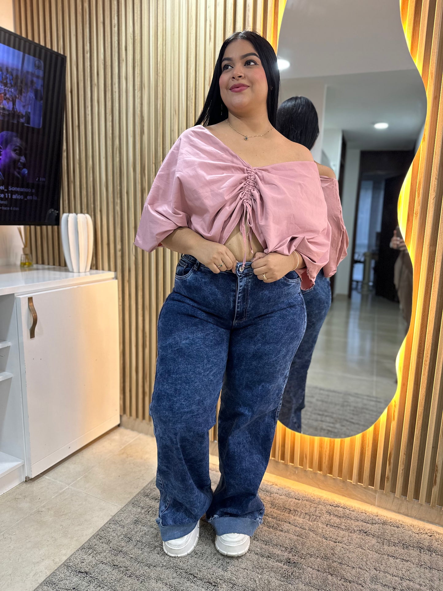 Wide Leg - Tela Strech