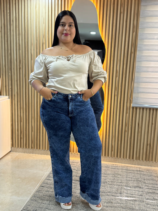 Wide Leg - Tela Strech