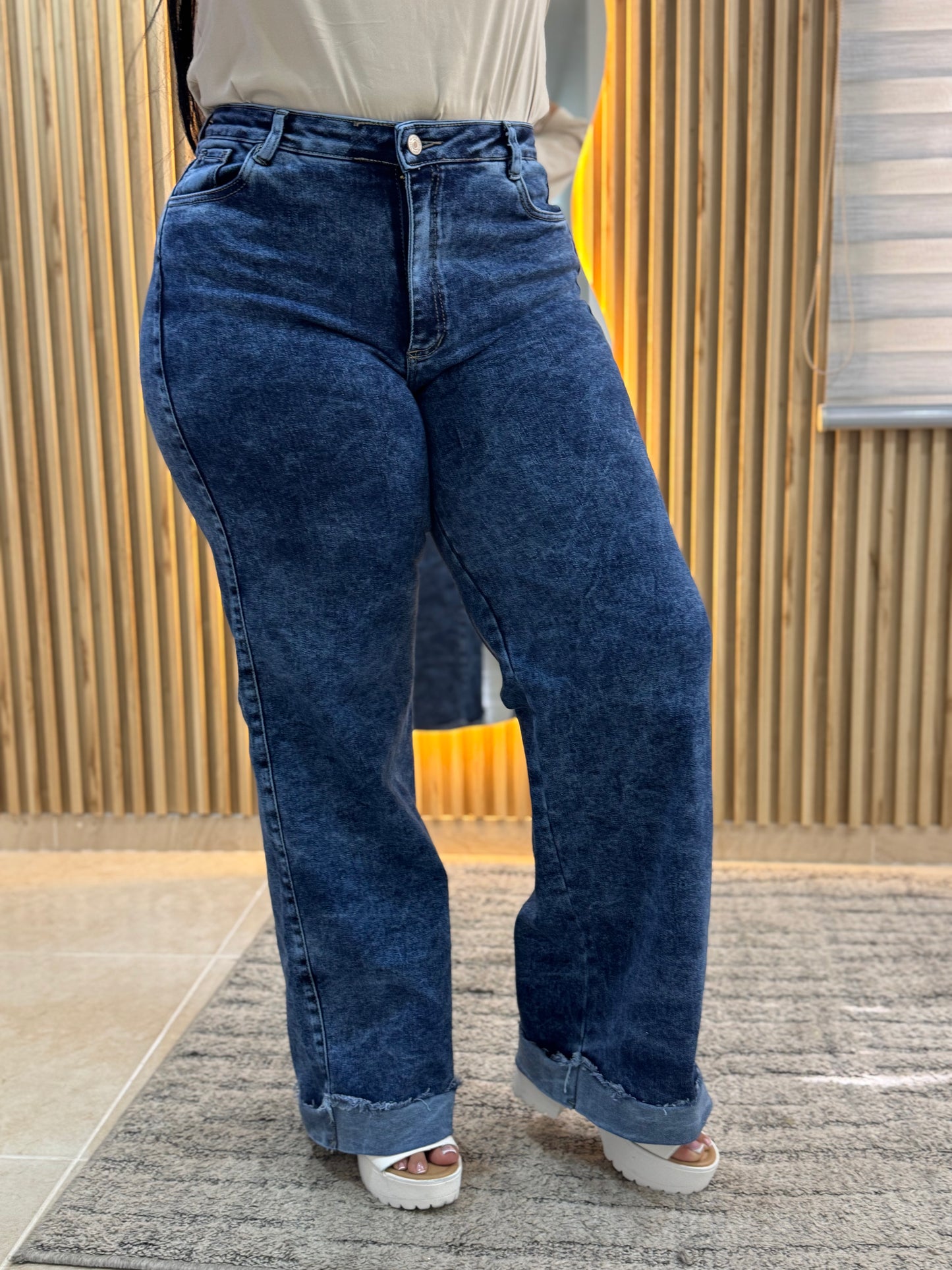 Wide Leg - Tela Strech