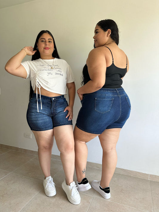 Short Brillos - Tela Strech