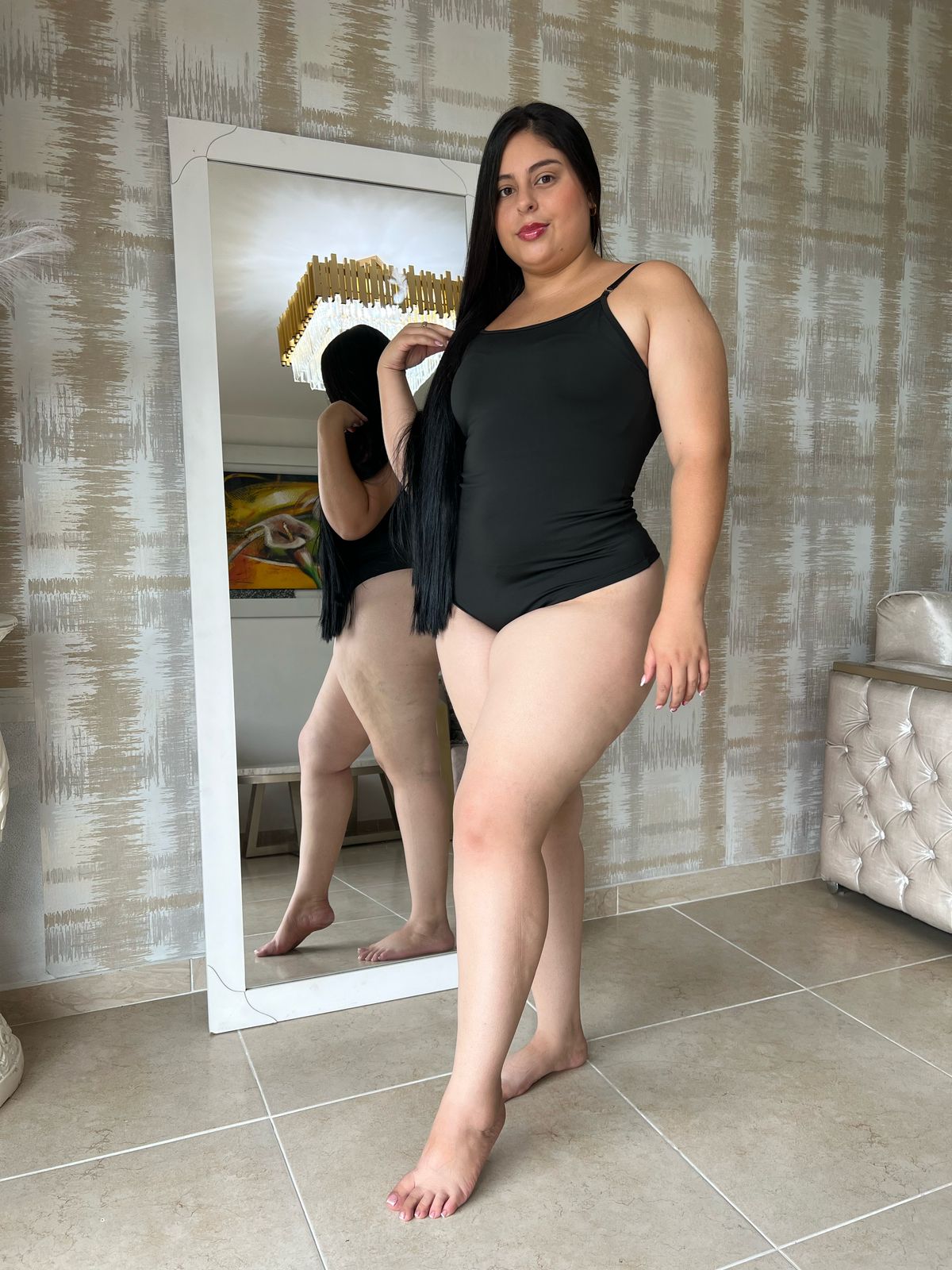 BODY TIRAS CURVY - NEGRO